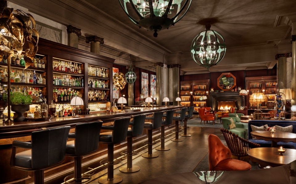 Scarfes Bar with paintings 960x598
