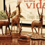 1960’s 英國實木鹿裝飾