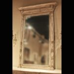 法國古董白色落地鏡